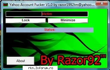 Yahoo Acount Fucker - rKn - Programe Hack